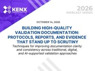 Partner Webinar -Building High-Quality Validation Documentation